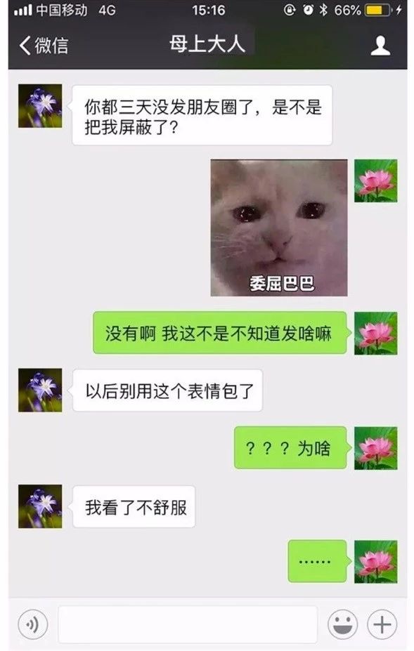 母女聊天记录曝光！妈妈因为一个头像要跟女儿断绝关系